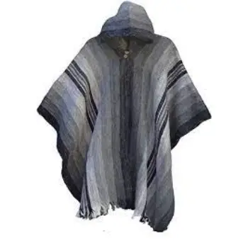 wool hand made poncho